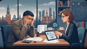 Иллюстрация на тему банкротства индивидуальных предпринимателей-мигрантов в Москве: современные правовые риски и правила.